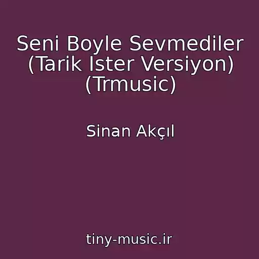 کاور آهنگ Seni Boyle Sevmediler (Tarik Ister Versiyon) (Trmusic) از Sinan Akçıl