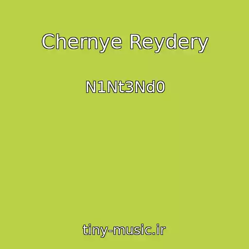 کاور آهنگ Chernye Reydery از N1Nt3Nd0