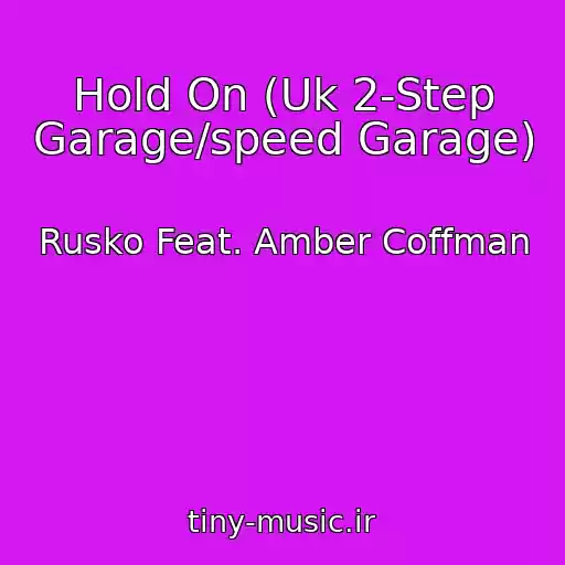 کاور آهنگ Hold On (Uk 2-Step Garage/speed Garage) از Rusko Feat. Amber Coffman