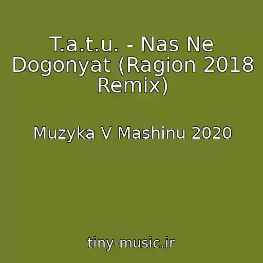 کاور آهنگ T.a.t.u. - Nas Ne Dogonyat (Ragion 2018 Remix) از Muzyka V Mashinu 2020