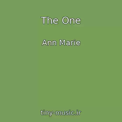 کاور آهنگ The One از Ann Marie