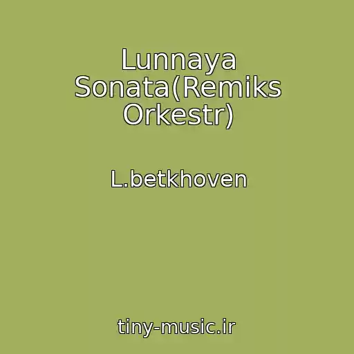 کاور آهنگ Lunnaya Sonata(Remiks Orkestr) از L.betkhoven