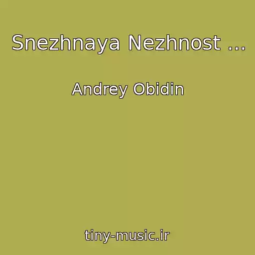 کاور آهنگ Snezhnaya Nezhnost ... از Andrey Obidin