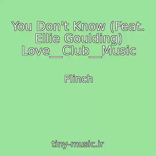 کاور آهنگ You Don't Know (Feat. Ellie Goulding) Love__Club__Music از Flinch