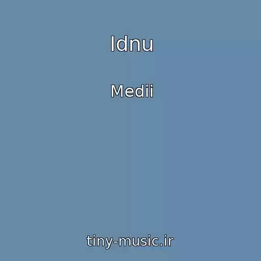 کاور آهنگ Idnu از Medii
