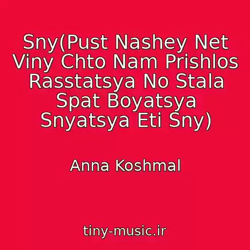 کاور آهنگ Sny(Pust Nashey Net Viny Chto Nam Prishlos Rasstatsya No Stala Spat Boyatsya Snyatsya Eti Sny) از Anna Koshmal
