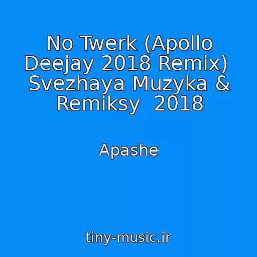 کاور آهنگ No Twerk (Apollo Deejay 2018 Remix)  Svezhaya Muzyka & Remiksy  2018 از Apashe