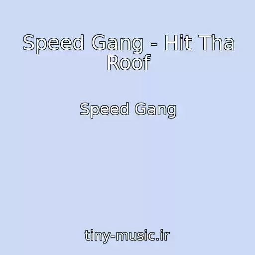 کاور آهنگ Speed Gang - Hit Tha Roof از Speed Gang