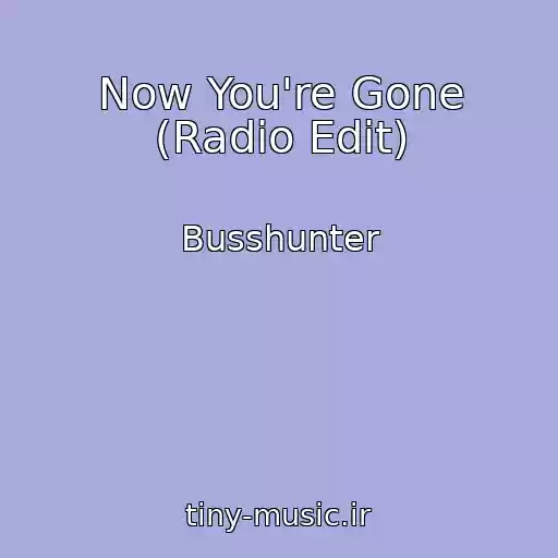 کاور آهنگ Now You're Gone (Radio Edit) از Busshunter