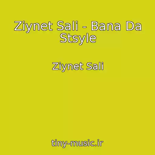 کاور آهنگ Ziynet Sali - Bana Da Stsyle از Ziynet Sali