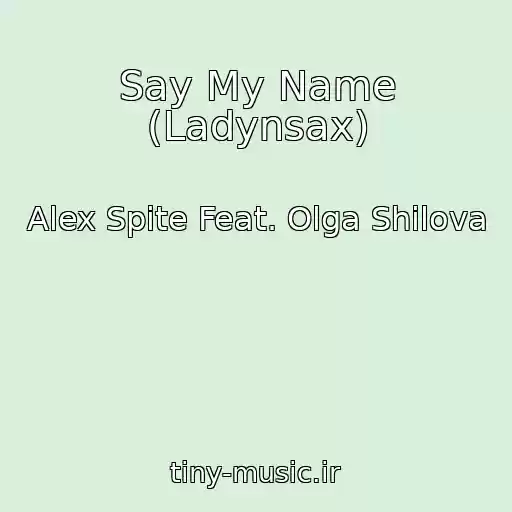کاور آهنگ Say My Name (Ladynsax) از Alex Spite Feat. Olga Shilova