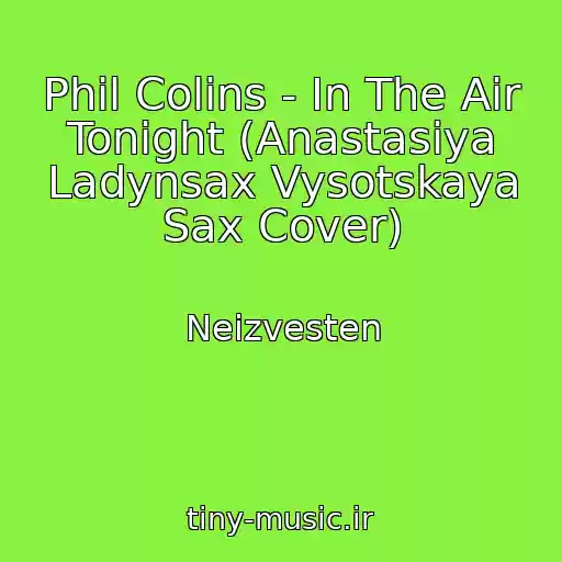 کاور آهنگ Phil Colins - In The Air Tonight (Anastasiya Ladynsax Vysotskaya Sax Cover) از Neizvesten