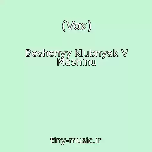کاور آهنگ (Vox) از Beshenyy Klubnyak V Mashinu