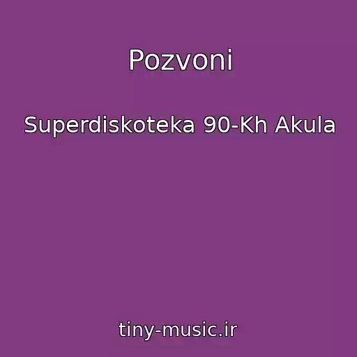 کاور آهنگ Pozvoni از Superdiskoteka 90-Kh Akula