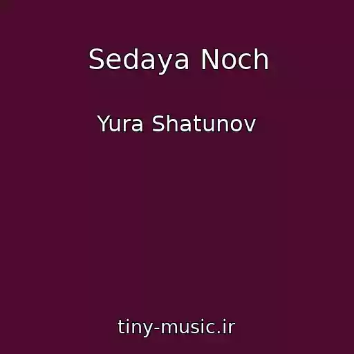 کاور آهنگ Sedaya Noch از Yura Shatunov