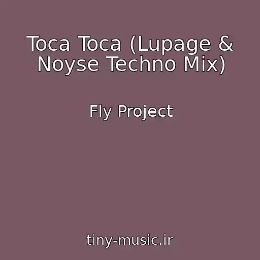 کاور آهنگ Toca Toca (Lupage & Noyse Techno Mix) از Fly Project