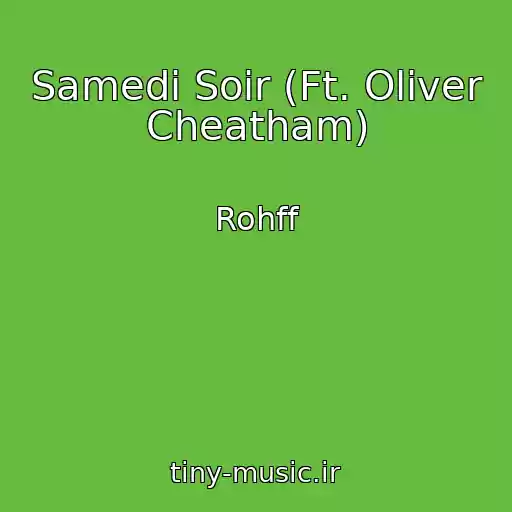 کاور آهنگ Samedi Soir (Ft. Oliver Cheatham) از Rohff