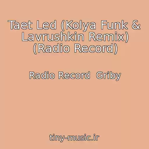 کاور آهنگ Taet Led (Kolya Funk & Lavrushkin Remix) (Radio Record) از Radio Record  Griby