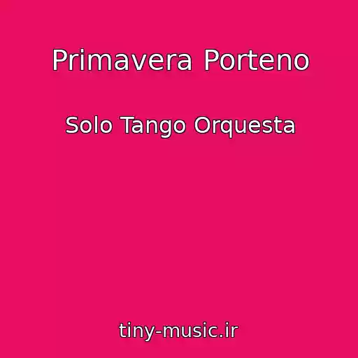 کاور آهنگ Primavera Porteno از Solo Tango Orquesta