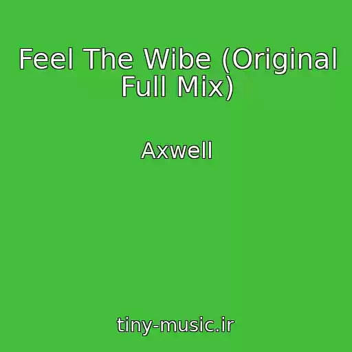 کاور آهنگ Feel The Wibe (Original Full Mix) از Axwell