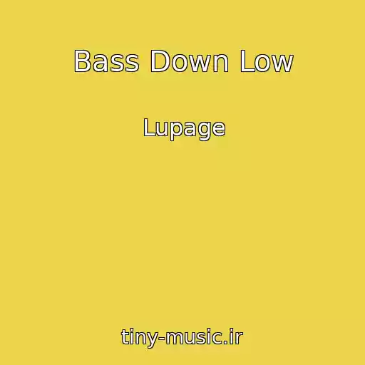 کاور آهنگ Bass Down Low از Lupage
