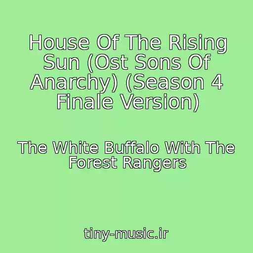 کاور آهنگ House Of The Rising Sun (Ost Sons Of Anarchy) (Season 4 Finale Version) از The White Buffalo With The Forest Rangers