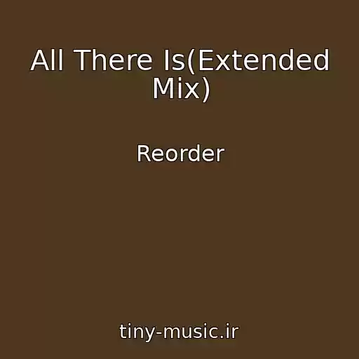 کاور آهنگ All There Is(Extended Mix) از Reorder
