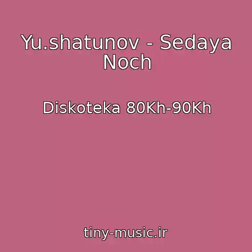 کاور آهنگ Yu.shatunov - Sedaya Noch از Diskoteka 80Kh-90Kh
