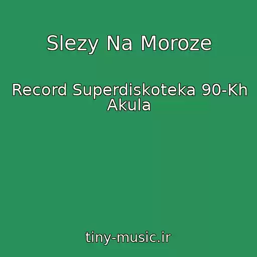 کاور آهنگ Slezy Na Moroze از Record Superdiskoteka 90-Kh Akula