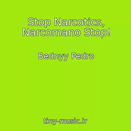 کاور آهنگ Stop Narcotics, Narcomano Stop! از Bednyy Pedro
