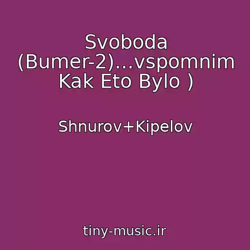 کاور آهنگ Svoboda (Bumer-2)...vspomnim Kak Eto Bylo ) از Shnurov+Kipelov