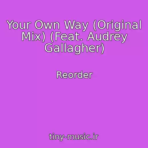کاور آهنگ Your Own Way (Original Mix) (Feat. Audrey Gallagher) از Reorder
