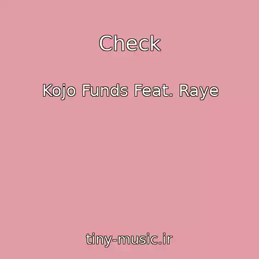 کاور آهنگ Check از Kojo Funds Feat. Raye