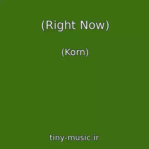 کاور آهنگ (Right Now) از (Korn)