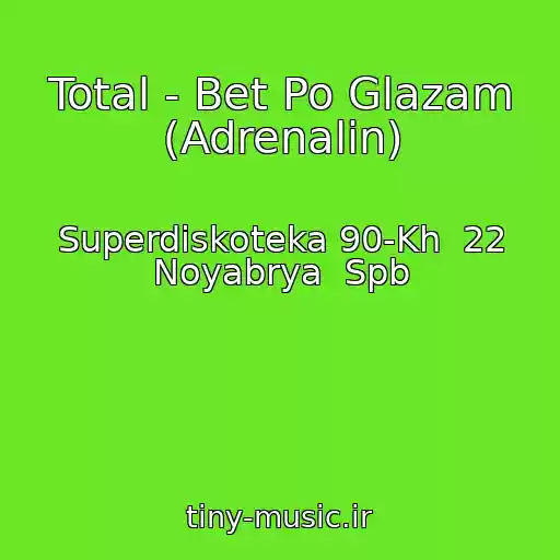 کاور آهنگ Total - Bet Po Glazam (Adrenalin) از Superdiskoteka 90-Kh  22 Noyabrya  Spb