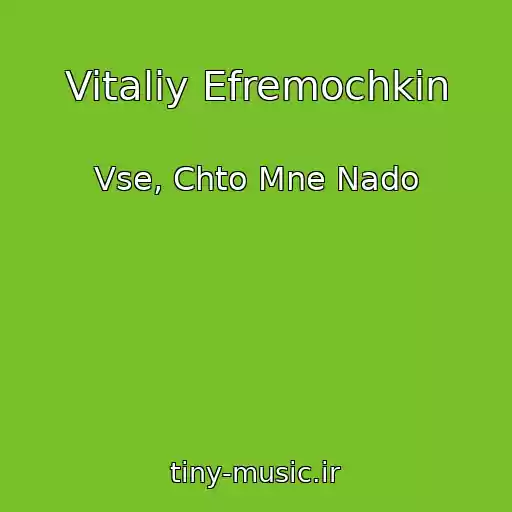 کاور آهنگ Vitaliy Efremochkin از Vse, Chto Mne Nado