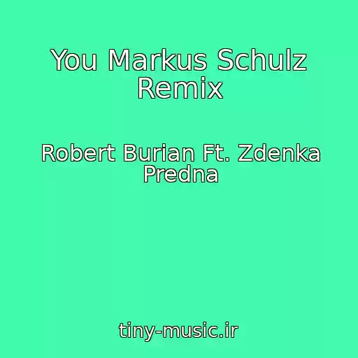 کاور آهنگ You Markus Schulz Remix از Robert Burian Ft. Zdenka Predna