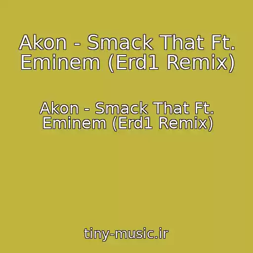کاور آهنگ Akon - Smack That Ft. Eminem (Erd1 Remix) از Akon - Smack That Ft. Eminem (Erd1 Remix)