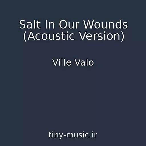 کاور آهنگ Salt In Our Wounds (Acoustic Version) از Ville Valo