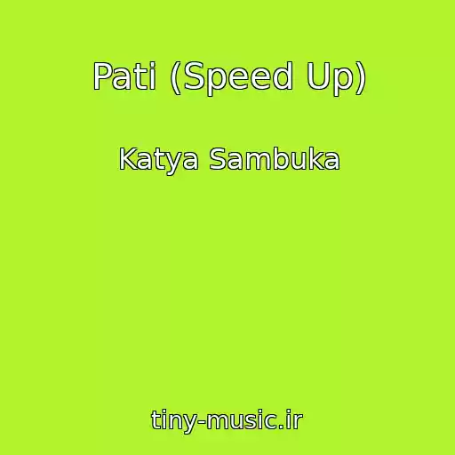کاور آهنگ Pati (Speed Up) از Katya Sambuka