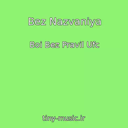 کاور آهنگ Bez Nazvaniya از Boi Bez Pravil Ufc