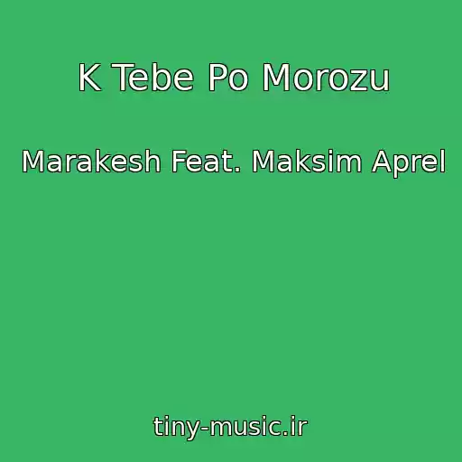 کاور آهنگ K Tebe Po Morozu از Marakesh Feat. Maksim Aprel