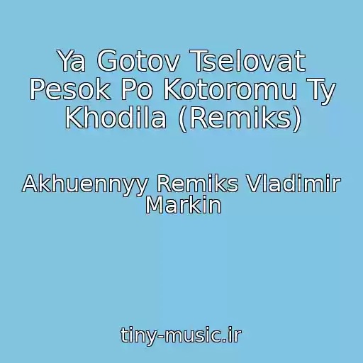 کاور آهنگ Ya Gotov Tselovat Pesok Po Kotoromu Ty Khodila (Remiks) از Akhuennyy Remiks Vladimir Markin