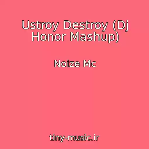 کاور آهنگ Ustroy Destroy (Dj Honor Mashup) از Noize Mc