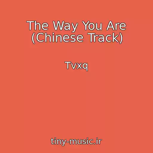 کاور آهنگ The Way You Are (Chinese Track) از Tvxq