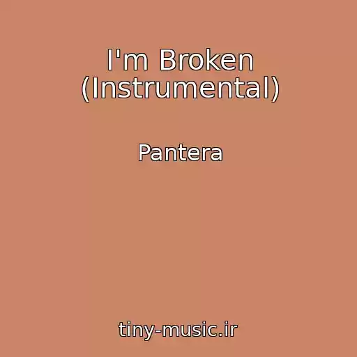 کاور آهنگ I'm Broken (Instrumental) از Pantera