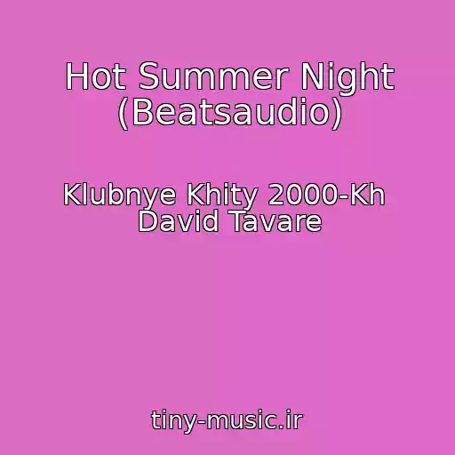 کاور آهنگ Hot Summer Night (Beatsaudio) از Klubnye Khity 2000-Kh  David Tavare