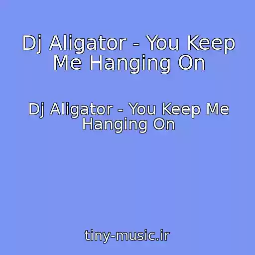 کاور آهنگ Dj Aligator - You Keep Me Hanging On از Dj Aligator - You Keep Me Hanging On