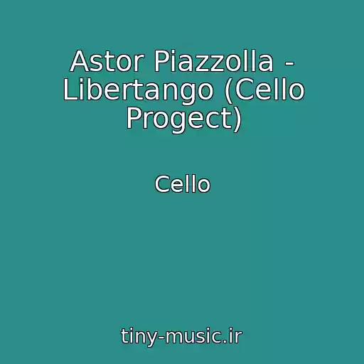 کاور آهنگ Astor Piazzolla - Libertango (Cello Progect) از Cello