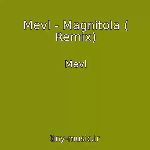 کاور آهنگ Mevl - Magnitola ( Remix) از Mevl